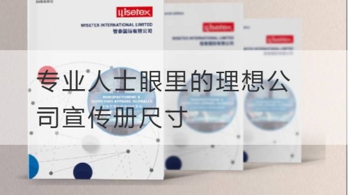 专业人士眼里的理想公司宣传册尺寸