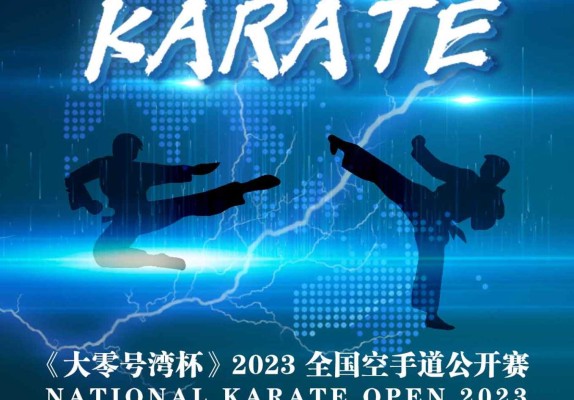 空手道公开赛宣传海报设计印刷案例